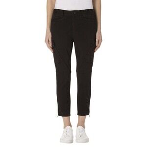 J Brand Women's Pants Margho Zip Leg Utility In Direct Black Size 27 NWT $268